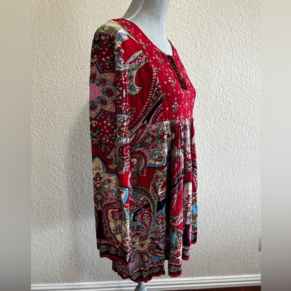 Altar'd State Paisley Print Dress Sz S - Picture 6 of 7